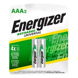 Pila Energizer Aaa Bp2 700mah Precargadas 1.2v 2 Unidades