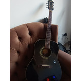 Guitarra Acústica EpiPhone Aj-100bk Negra. Excelente.