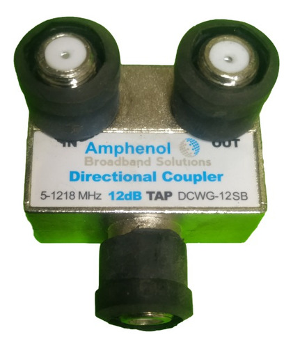 Derivador Splitter Tap 2 Vias Cable Tv Internet Amphenol