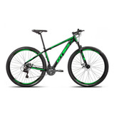 Bicicleta Bike Aro 29 Mtb Freio Disco 24v Gts Pro M5 Intense Cor Preto/verde Tamanho Do Quadro 21  