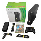 Xbox 360 Slim 4gb Completo Controle Jogo Fonte Microsoft Top