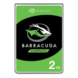 Disco Duro Interno Seagate Barracuda De 2 Tb Hdd - 2,5 Pulga