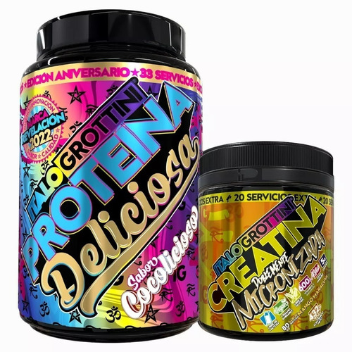 Proteina Whey Deliciosa Coco+creatina Monohidrato Mango 