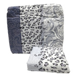 Cubrecama Quilt Becasina Estampado 1½ Plaza Con 1 Funda