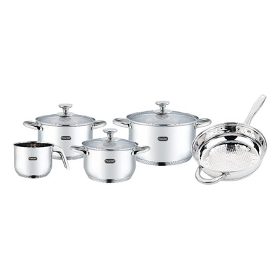 Batería De Cocina 8pz Acero Inox Inducción Florencia Fraciel | Envío gratis