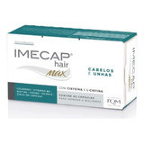 Imecap Hair Max 30 Capsulas Cabelos E Unhas Com Biotina Sabor Sem Sabor