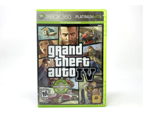 Jogo Para Xbox 360 Gta Iv Original Midia Fisica
