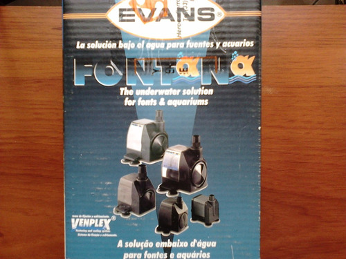 Moto Bomba Sumergible-evans Fontana-ideal Para Acuarios.