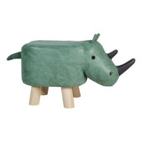 Pouf Infantil Diseño Rinoceronte