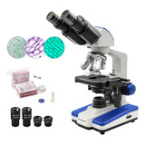 Microscopios Binoculares Compuestos De 40x-2500x Led Wjtqtbt