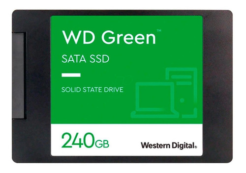 Disco Sólido Interno Wd Green 240gb Verde Pc Notebook 2.5 Hf