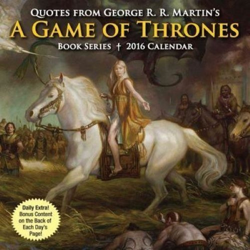 Libro De Citas + (calendario) 2016 A Game Of Thrones *sk