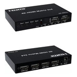 Switch Splitter Hdmi 2x4 Ultrahd 4k X 2k 3d + Fonte/controle