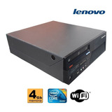 Cpu Lenovo Mtm 6234 C2d 4gb Ddr3 Ssd 120gb Leitor Dvd Wifi