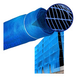 Tela Fachadeira Leve P/ Construção Azul (6x3mm 10x12m) 120m²