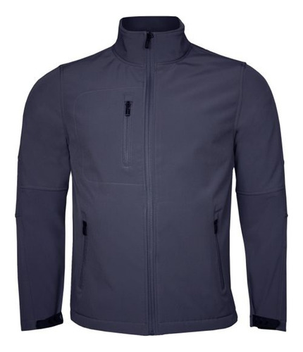 Chaqueta Softshell Corporativa Hombre Con Forro Termico Y Micropolar