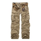 Pantalones Tipo Cargo Para Hombre, Infractales, Sueltos, Con