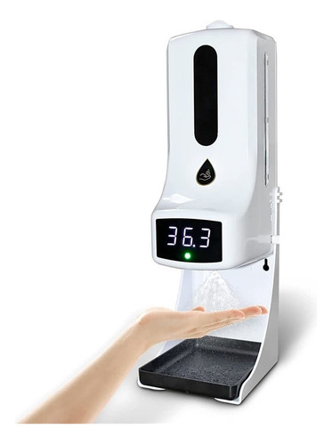 Dispensador Automático De Alcohol En Gel Con Medidor De Temp