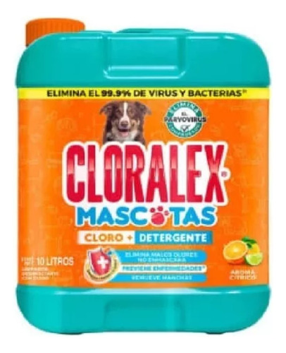 Limpiador Líquido Cloralex Mascotas 10 L