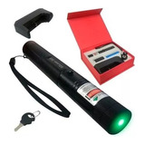 Super Caneta Laser Pointer 200.000mw 70km Verde Kit + Forte