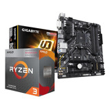 Kit Processador Amd Ryzen 3 3200g Gigabyte B450m-ds3h