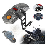 Universal Salpicadera Moto Trasera Con Reflector Guardabarro