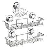 Ipegtop - Estante De Ducha Y Soporte Para Jabonera, Para Cha