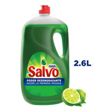 Lavatrastes Líquido Salvo Total Limón 2.6 L