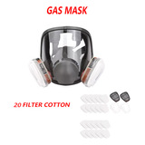 Máscara De Cobertura Completa Para Pintura Anti-gás