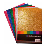 Goma Eva Glitter 20x30cm 6 Colores