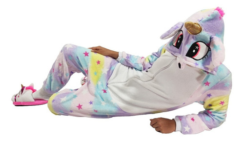 Pijama Térmica De Unicornio Para Niños Y Adultos