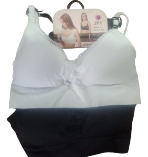 Pack De Brasieres Nursing Bra Seamless Talla M Marca Under C