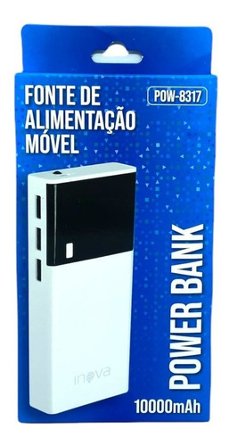 5 Power Bank Inova 10000mah Pow-1068 Atacado