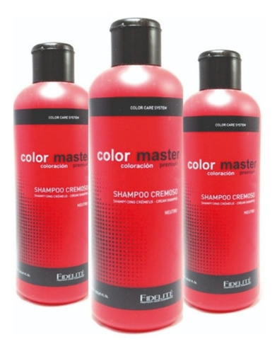 Shampoo Color Master Neutro - Fidelité X 3und.