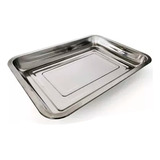 Bandeja Fuente Metalica De 32x22x4,8 Acero Inoxidable