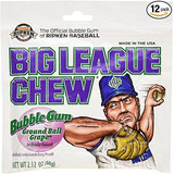 Big League Chew Uva (paquete De 12) - 2,12 Oz