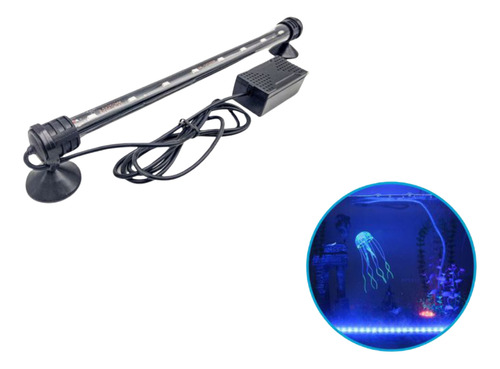 Luz Led Para Acuario, Resistente Al Agua Luz Azul 4w