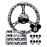 Cubre Volante, Porta Placas, Tapones Y Antena Mickey Mouse