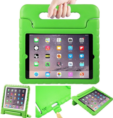 Mica + Funda Agarradera Uso Rudo Para iPad 10.2 7a 8a Y 9a 