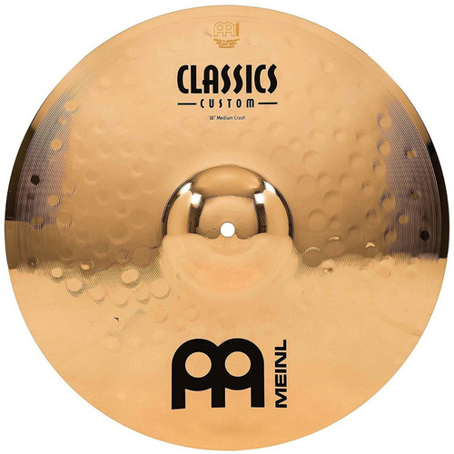 Platillo Crash De 16 Pulgadas Classicscustom, Meinl Cc16mc-b