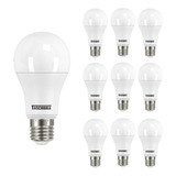 Lâmpada Led Bulbo A60 Tkl 12w E27 Taschibra Kit Com 10 Pçs Cor Da Luz Neutra (4000k) 110v/220v