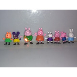 Figuras Pepa Pig Familia Con Luz 7 Cm New