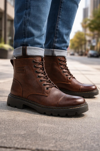 Bota Casual Urbana Para Caballero Merano 45130