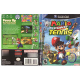 Mario Power Tennis Solo Portada Original Repuesto Gamecube