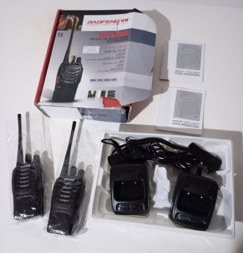 Kit X 2 Handy Baofeng Radio Walkie Talkie Bf888s 