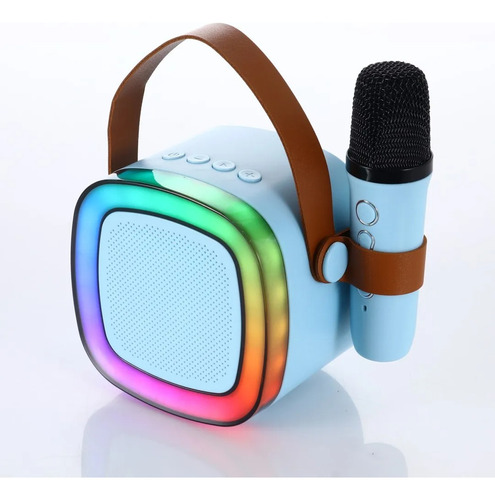Parlante Microfono Kit Karaoke Bluetooth Efecto Voces