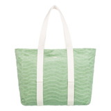 Bolsa Roxy Dama Mujer Casual Playa Sunny Verde