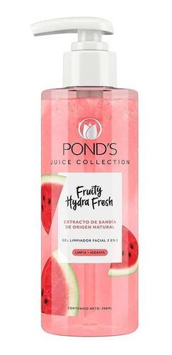 Pond's Gel Limpiador Facial Hydra Fresh Sandia, 200ml