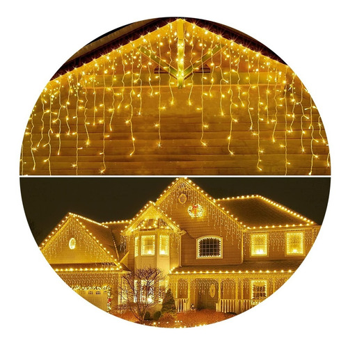 Luces Cascada Navideñas 5mtr 200 Led Decorativas Guirnaldas