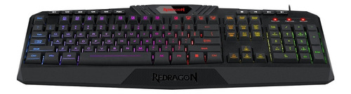 Teclado Gamer Redragon Harpe Pro K503a Español Con Luz Rgb